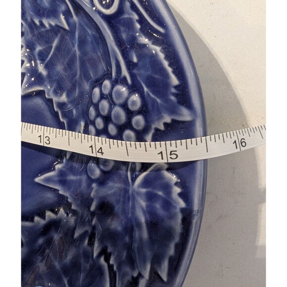 Bordallo Pinheirol Blue Grape Platter - Picture 5 of 11